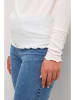 Kaffe Longsleeve in Weiß