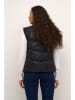 Kaffe Doorgestikte bodywarmer zwart