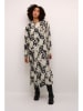 Kaffe Kleid in Schwarz/ Creme