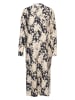 Kaffe Kleid in Schwarz/ Creme