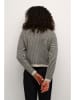 Kaffe Cardigan in Beige/ Schwarz
