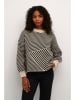 Kaffe Pullover in Schwarz/ Beige