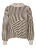 Kaffe Pullover in Beige/ Anthazit