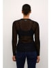 Kaffe Longsleeve in Schwarz