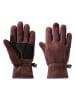 Jack Wolfskin Rękawiczki "Fleece" w kolorze bordowym