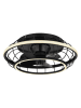 Globo lighting Deckenventilator in Schwarz  - (H)18 x Ø 50 cm 