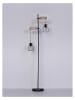 Globo lighting Standleuchte in Schwarz/ Hellbraun - (H)168 cm