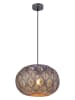 Globo lighting LED-Hängeleuchte in Silber/ Schwarz - (H)120 x Ø 30 cm