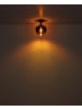 Globo lighting Deckenleuchte in Schwarz/ Braun - (H)31,5 x Ø 24 cm