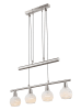 Globo lighting LED-Hängeleuchte in Silber - (L)60 x (B)10 x (H)160 cm