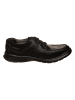 Clarks Leder-Schnürschuhe "Cotrell Edge" in Schwarz