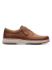 Clarks Leder-Schnürschuhe ''Nature 5 Lo'' in Hellbraun