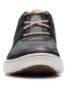 Clarks Leder-Sneakers ''Teagan Lace'' in Schwarz/ Grau