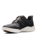 Clarks Leren sneakers ''Teagan Lace'' zwart/grijs