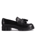 Clarks Skórzane slippersy "Teala Loafer" w kolorze czarnym