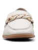 Clarks Leren instappers "Sarafyna Iris" wit