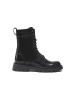 Frank Daniel Leder-Boots in Schwarz