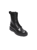 Frank Daniel Leder-Boots in Schwarz