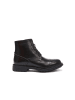 Frank Daniel Leder-Boots in Schwarz