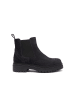 Frank Daniel Leder-Chelsea-Boots in Dunkelblau