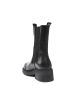 Frank Daniel Leder-Chelsea-Boots in Schwarz