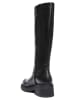 Frank Daniel Leder-Stiefel in Schwarz