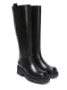 Frank Daniel Leder-Stiefel in Schwarz