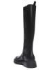 Frank Daniel Leder-Stiefel in Schwarz