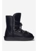 Lasocki Leren winterboots zwart
