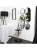 Rétro Chic Beistelltisch ''Portobello'' in Schwarz/ Gold - (H)54 - Ø 38 cm