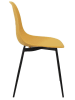 Rétro Chic Esszimmerstuhl ''Gustav'' in Gelb - (B)50,7 x (H)84,8 x (T)45,5 cm