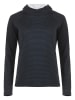 elkline Hoodie "Sweater Wetter" in Schwarz/ Anthrazit