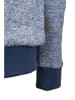 elkline Fleecehoodie "Smile" in Blau