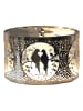 Woodbridge Carrousel kaarshouder "Doves" goudkleurig - Ø 13 cm