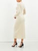 Milan Kiss Strickkleid in Creme