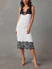 Milan Kiss Jurk wit/zwart