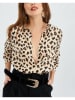 Milan Kiss Bluse in Beige/ Hellbraun