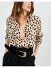 Milan Kiss Bluse in Beige/ Hellbraun