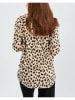 Milan Kiss Bluse in Beige/ Hellbraun