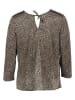 Gerry Weber Longsleeve in Beige/ Schwarz