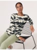 TAIFUN Blouse crème/grijs