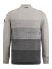 Vanguard Wollpullover in Anthrazit/ Hellgrau