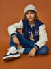 KIDS ONLY Bomberjack "Many" wit/donkerblauw