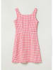 STEFANEL Jurk roze/wit