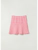 STEFANEL Rok roze/wit