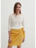 STEFANEL Lniany sweter w kolorze kremowym