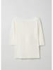 STEFANEL Leinen-Pullover in Creme