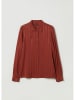STEFANEL Bluse in Rotbraun