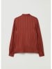 STEFANEL Bluse in Rotbraun