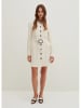 STEFANEL Kleid in Creme